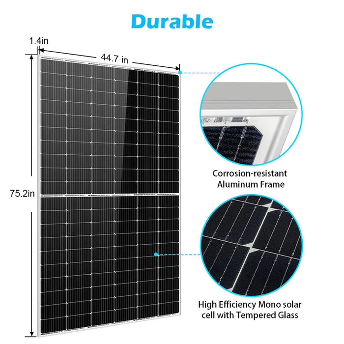 SunGold Power 450w Mono Perc Solar Panel Full Pallet (32 Panels)