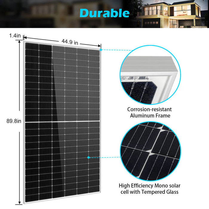 SunGold Power 550 Watt Monocrystalline Perc Solar Panel