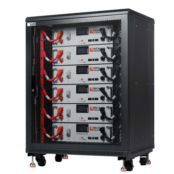 Rich Solar ALPHA 5 | 48V 100Ah LiFePO4 Lithium Server Rack Battery | 5kWh Energy