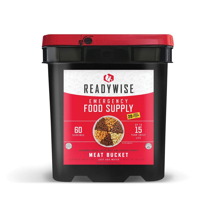 ReadyWise 120 Serving 15-Year Shelf Life Long Term Dried Meat For Humans