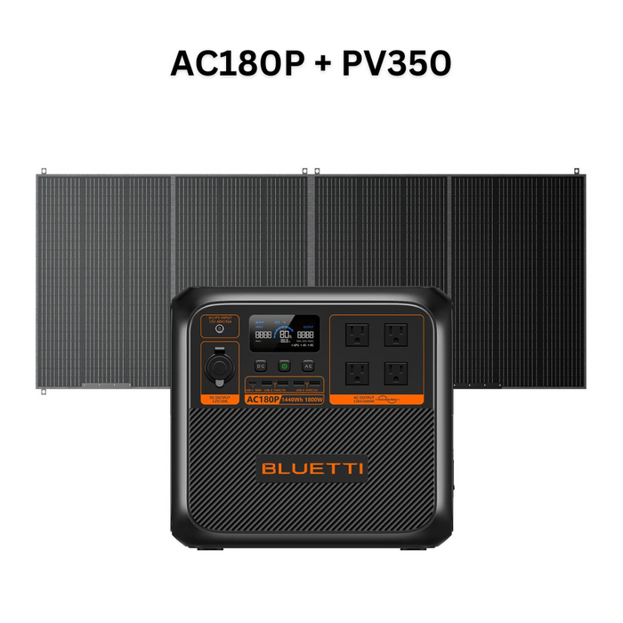 BLUETTI AC180P Portable Power Station (1,800W 1,440Wh)