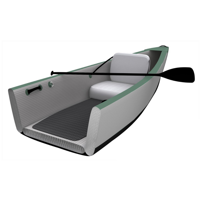 Sea Eagle Wood/Web 3 Person Electric Pump Package Travel Canoe 16 Inflatable Canoe