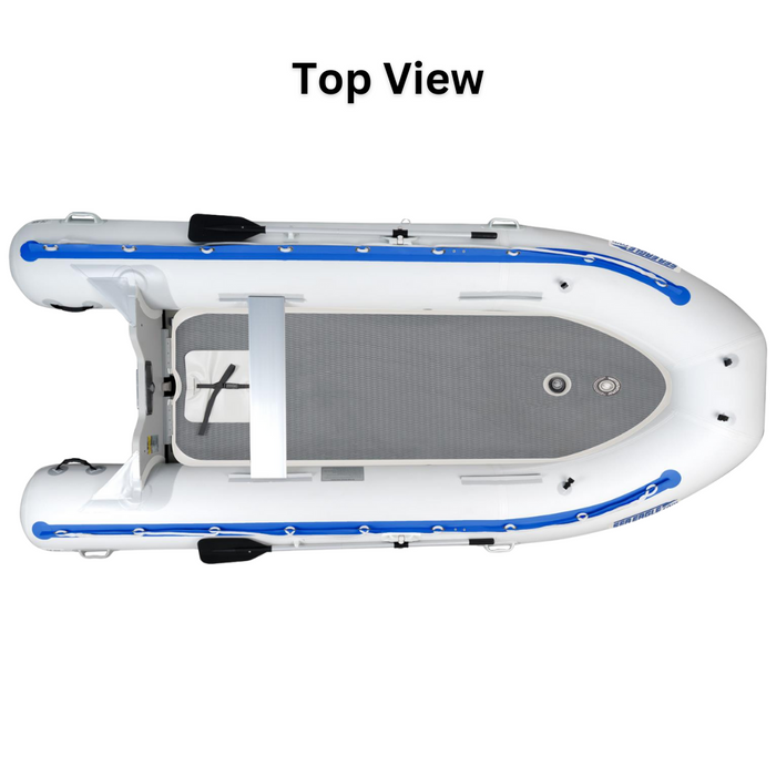 Sea Eagle 7 Person Drop Stitch Deluxe Package 14' Sport Runabout Inflatable Boat