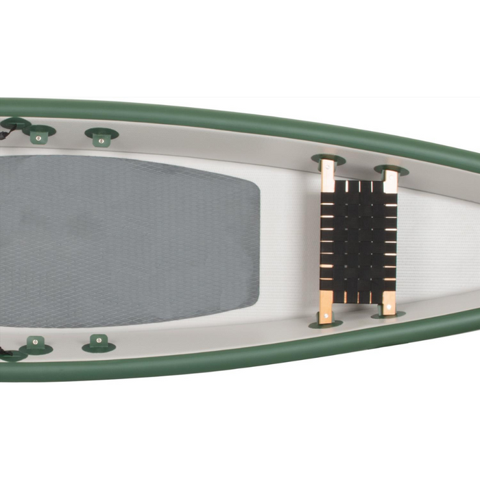 Sea Eagle Wood/Web 2 Person Start Up Package Travel Canoe 16 Inflatable Canoe