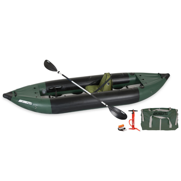 Sea Eagle 1 Person Deluxe Solo Package 350fx Fishing Explorer Inflatable Fishing Boat
