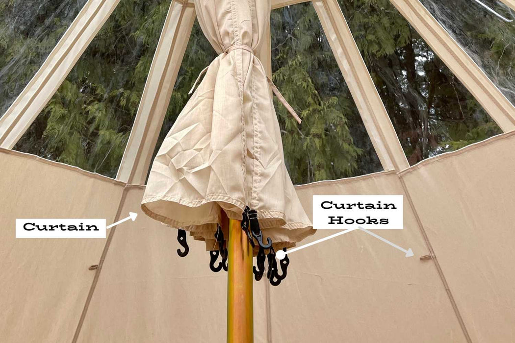 Life InTents 13' (4M) Stella Stargazing Canvas Bell/Yurt Tent