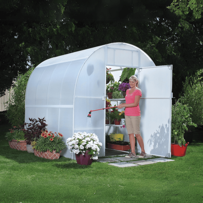 Solexx Gardener’s Oasis 8ft x 8ft Outdoor Heavy-Duty Greenhouse Kit