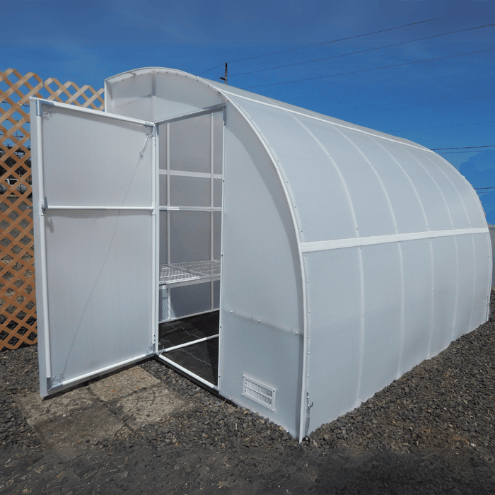 Solexx Harvester 8ft x 8ft Outdoor Heavy-Duty Greenhouse Kit
