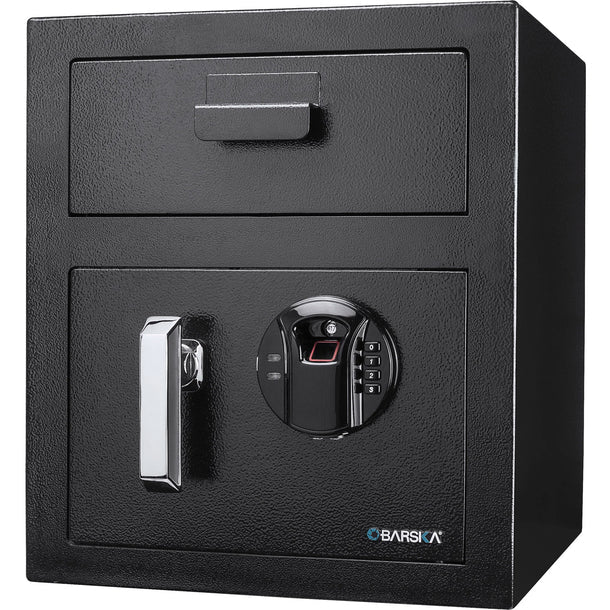 Barska AX13108 Biometric/Fingerprint Keypad Cash Depository Safe