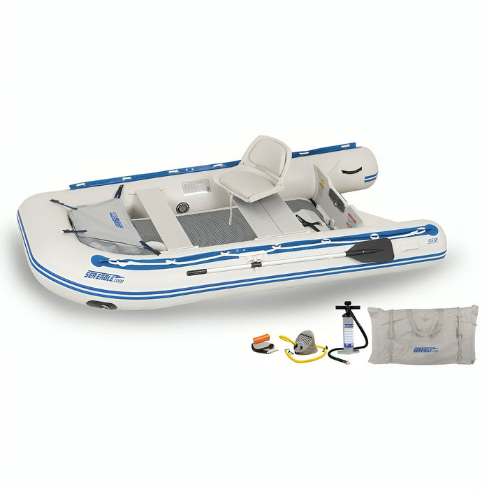 Sea Eagle 5 Person Drop Stitch Swivel Seat Package 10'6" Sport Runabout Inflatable Boat