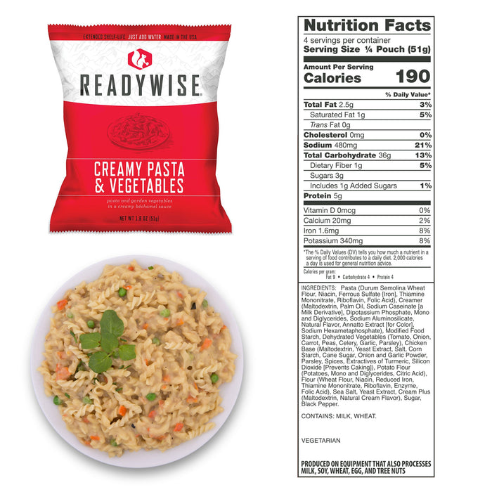 ReadyWise 4320 Serving 25-Year Shelf Life Long Term Survival Emergency Food Supply Kit