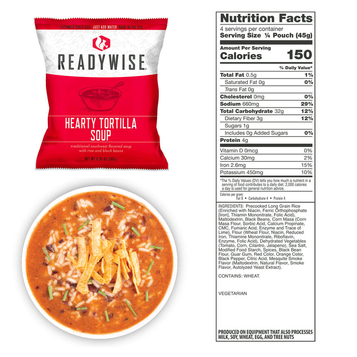 ReadyWise 240 Serving 25-Year Shelf Life Long Term Survival Emergency Food Supply Kit