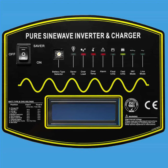 SunGold Power 15000w 48v Split Phase Pure Sine Wave Inverter Charger
