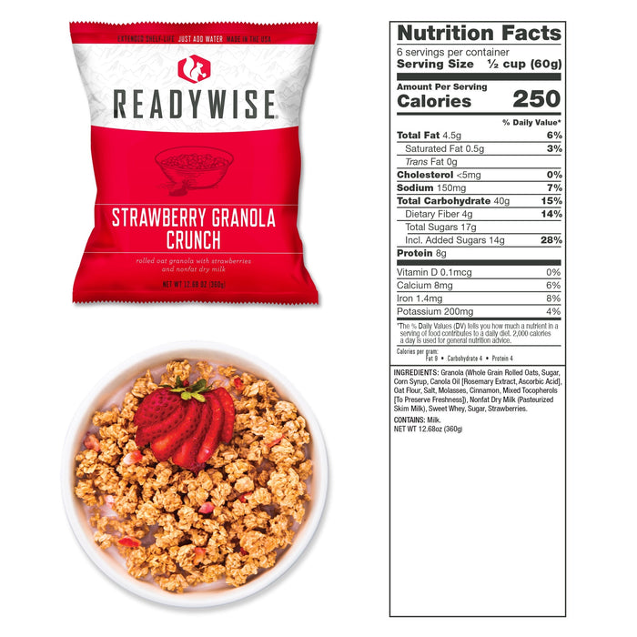 ReadyWise 4320 Serving 25-Year Shelf Life Long Term Survival Emergency Food Supply Kit
