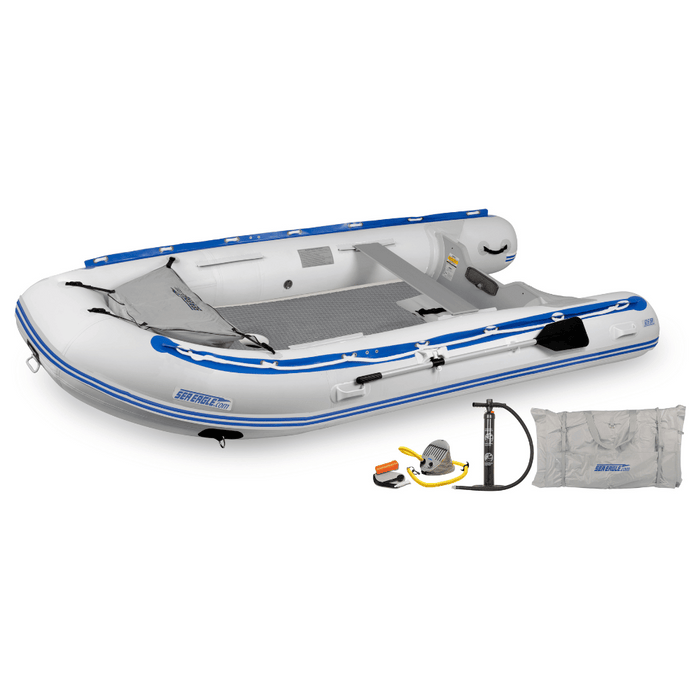Sea Eagle 6 Person Drop Stitch Deluxe Package 12'6" Sport Runabout Inflatable Boat