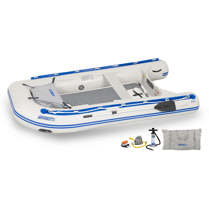 Sea Eagle 5 Person Drop Stitch Deluxe Package 10'6" Sport Runabout Inflatable Boat