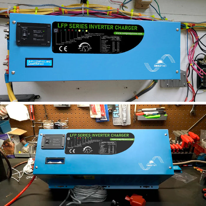 SunGold Power 4000W DC 12V Pure Sine Wave Inverter With Charger