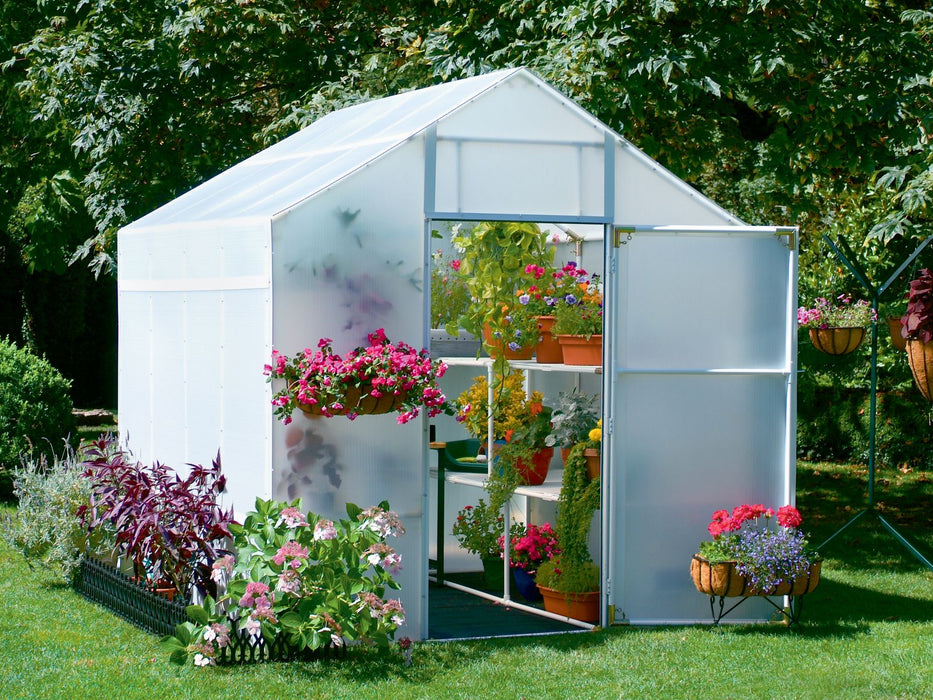 Solexx Garden Master 8ft x 8ft Outdoor Heavy-Duty Greenhouse Kit