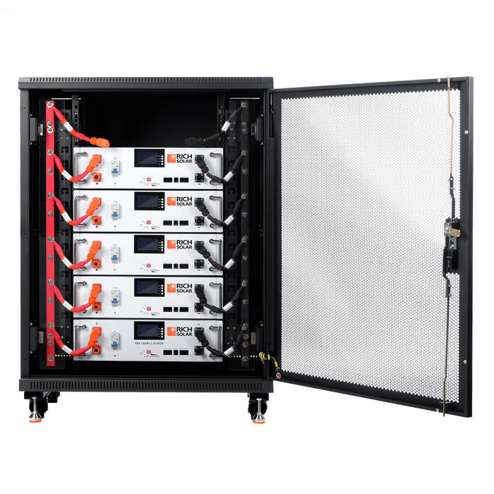 Rich Solar ALPHA 5 | 48V 100Ah LiFePO4 Lithium Server Rack Battery | 5kWh Energy