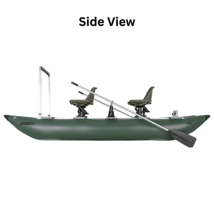 Sea Eagle 2 Person Pro Angler Guide Package 375fc FoldCat Inflatable Fishing Boat