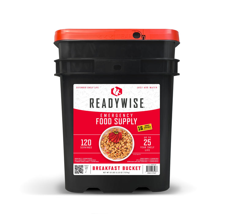 ReadyWise 4320 Serving 25-Year Shelf Life Long Term Survival Emergency Food Supply Kit - Survival Creation