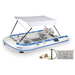 Sea Eagle 7 Person Drop Stitch Swivel Seat & Canopy Package 14' Sport Runabout Inflatable Boat - Survival Creation