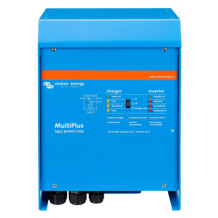 Victron MultiPlus 24/3000 Inverter | 24V Input | 3000VA Output 120V VE.Bus | 70A Charger | Transfer Switch