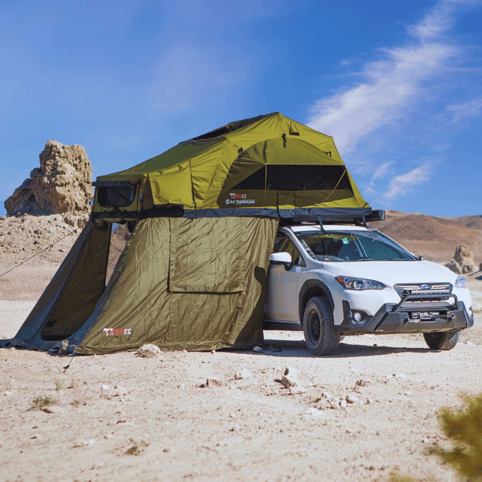 23ZERO Walkabout 56 Soft-Shell 2-People Universal Rooftop Tent w/Boot Bag & Gear Loft