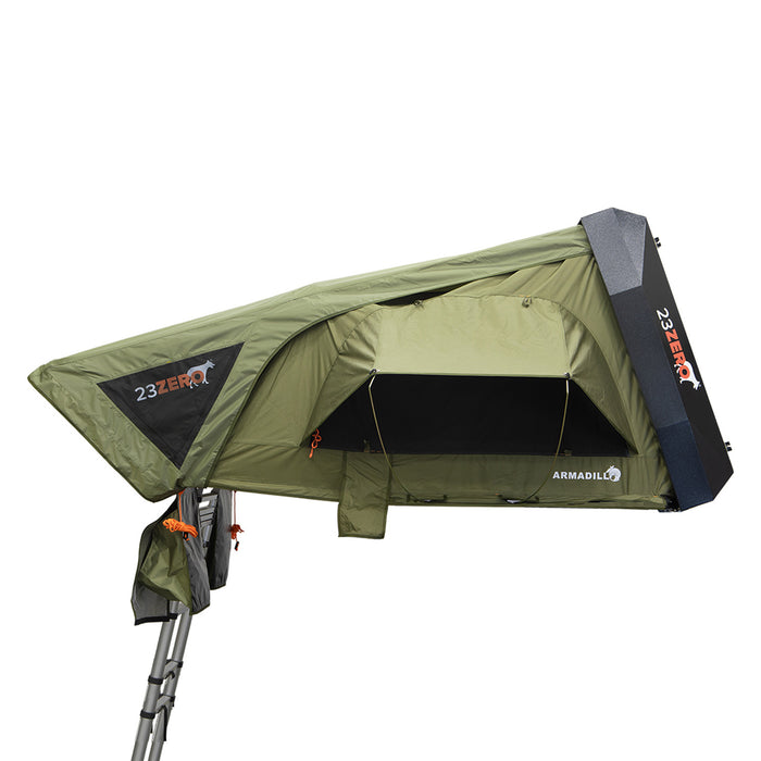 23ZERO Armadillo A3 Hard-Shell 3-People Universal Rooftop Tent w/Annex
