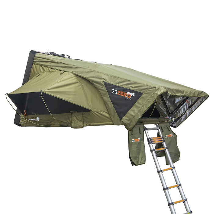 23ZERO Armadillo A3 Hard-Shell 3-People Universal Rooftop Tent w/Annex