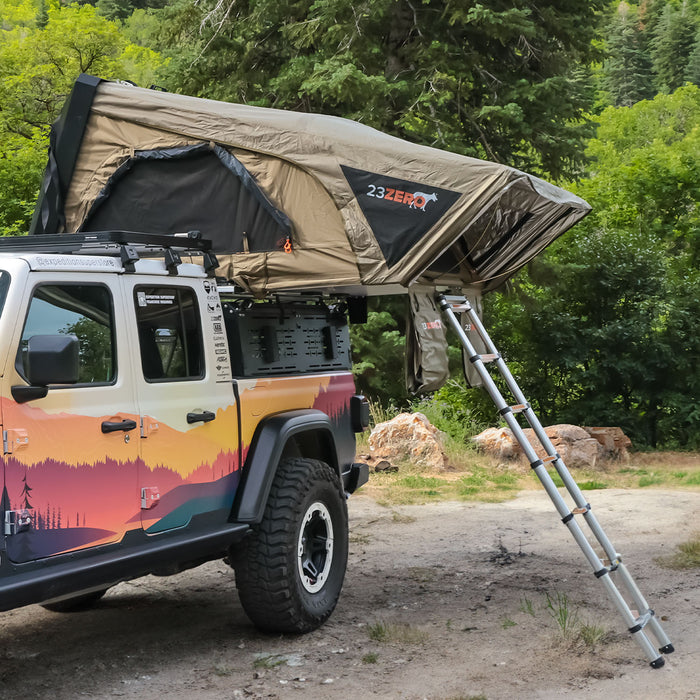 23ZERO Armadillo A3 Hard-Shell 3-People Universal Rooftop Tent