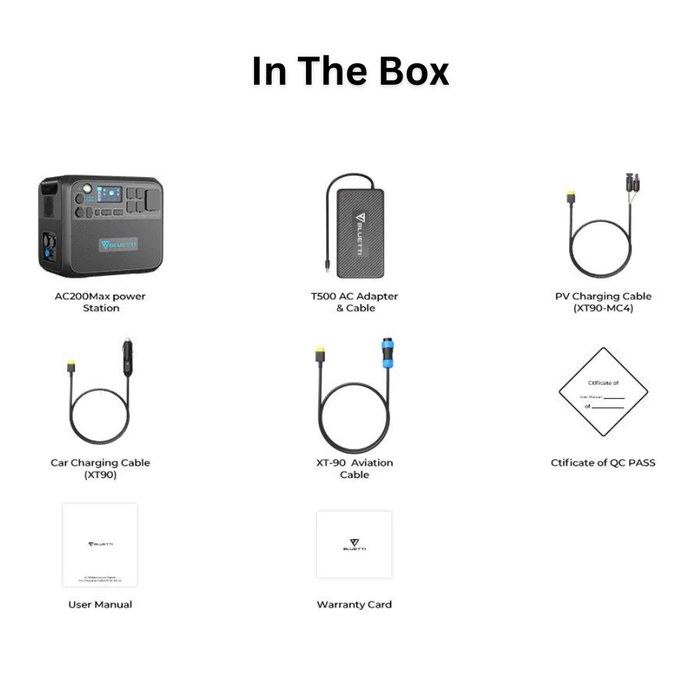 BLUETTI AC200MAX Expandable Power Station - Survival Creation