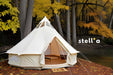 Life InTents 13' (4M) Stella Stargazing Canvas Bell/Yurt Tent - Survival Creation