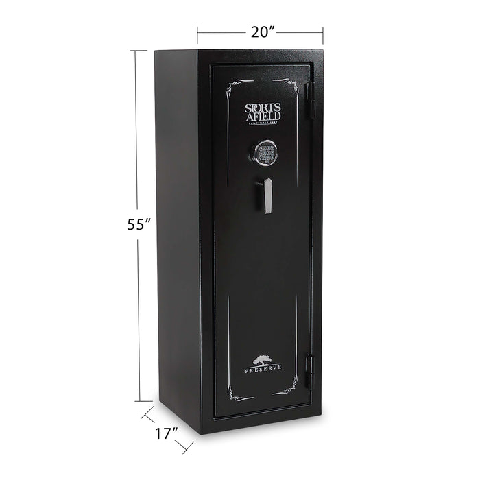 Sports Afield Preserve SA5520P Fireproof/Waterproof 240lb 18-Gun Safe