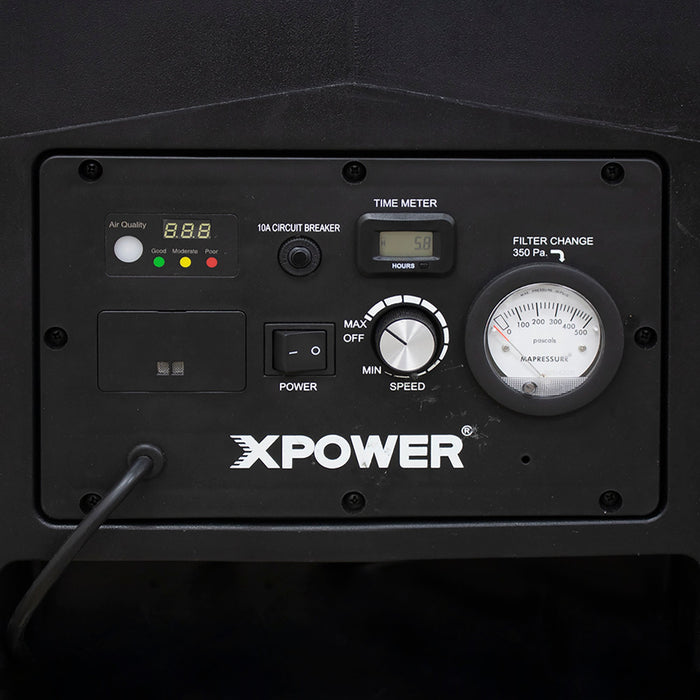 XPOWER AP-1500D Portable Brushless Commercial HEPA Air Filtration System Scrubber - Survival Creation