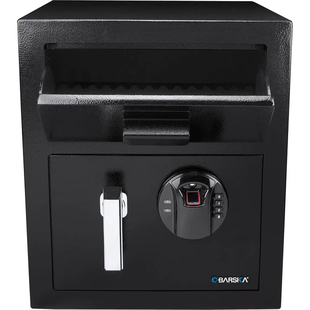 Barska AX13108 Biometric/Fingerprint Keypad Cash Depository Safe