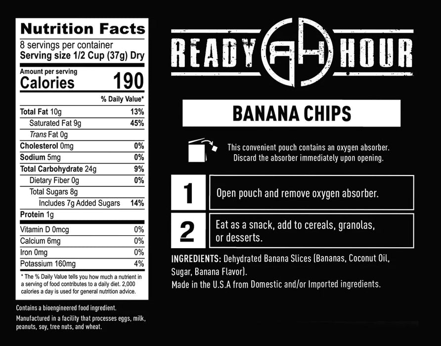 ReadyHour 6-Months 25-Year Shelf Life Long Term Survival Emergency Food Supply Kit