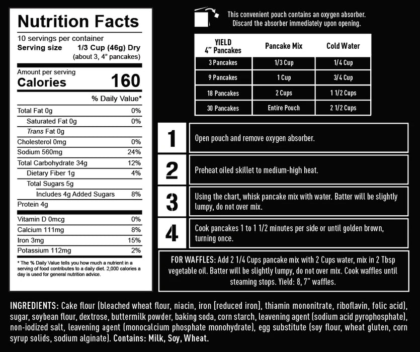 ReadyHour 6-Months 25-Year Shelf Life Long Term Survival Emergency Food Supply Kit