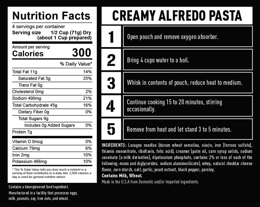 ReadyHour 6-Months 25-Year Shelf Life Long Term Survival Emergency Food Supply Kit