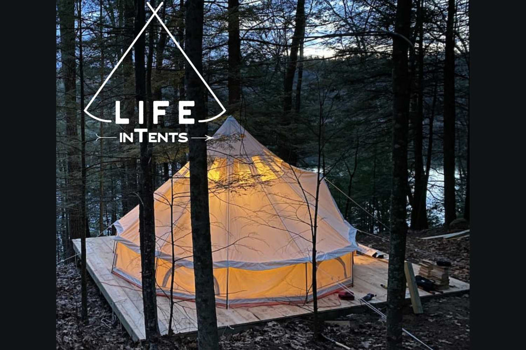 Life InTents 16' (5m) Stella Stargazer Canvas Bell/Yurt Tent - Survival Creation