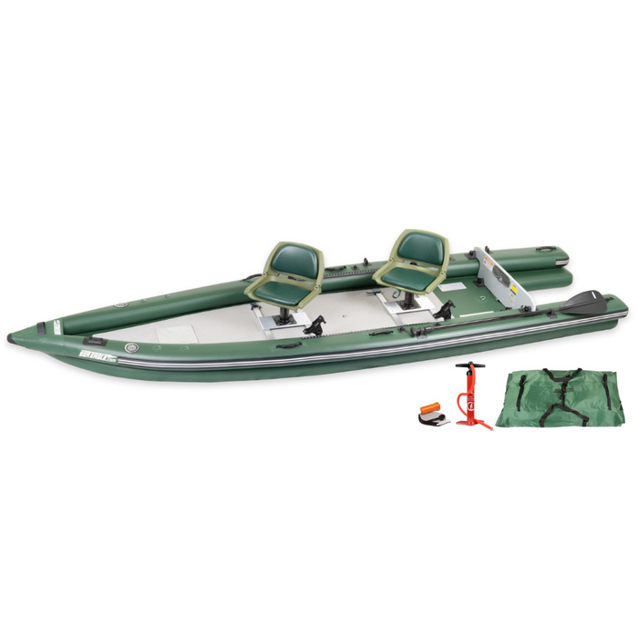 Sea Eagle 2 Person Swivel Seat Package FishSkiff™ 16 Inflatable Fishing Boat - Survival Creation