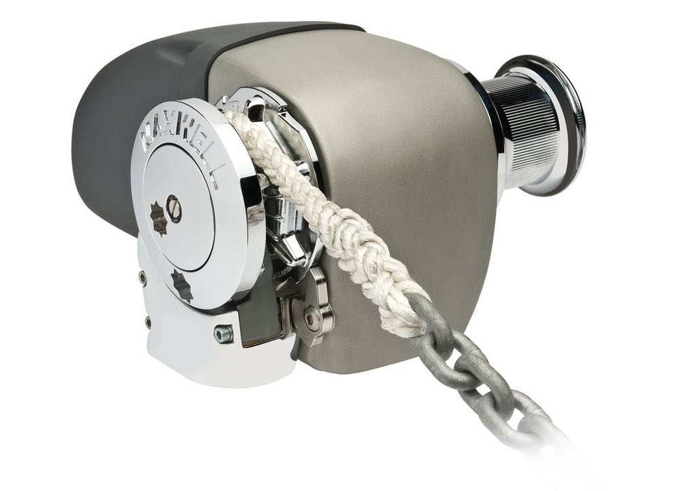 Maxwell HRC10 Horizontal Rope Chain Windlass - 12V No Capstan 3/8" Chain, 5/8" Rope - Survival Creation