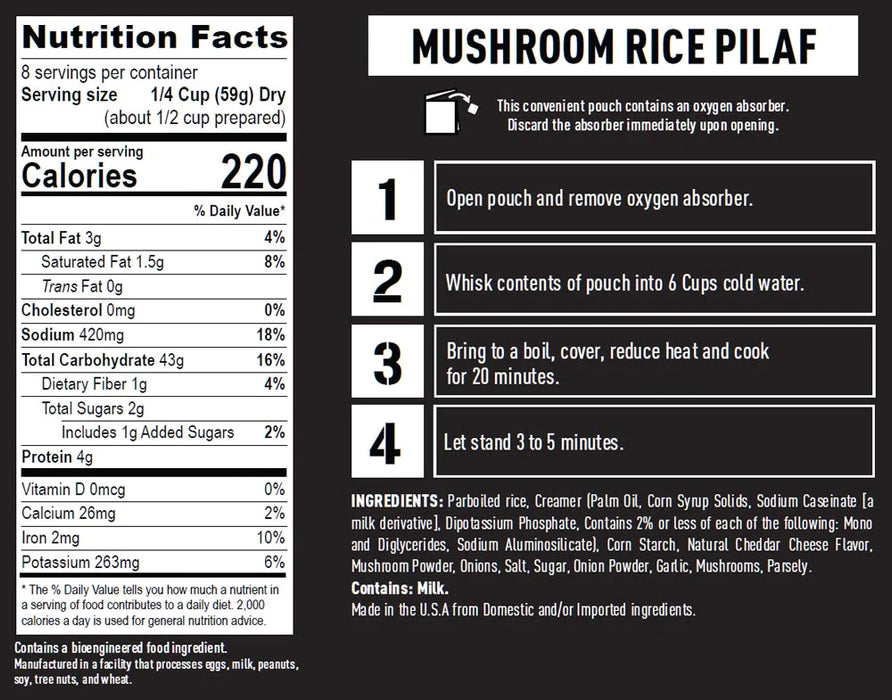 ReadyHour 6-Months 25-Year Shelf Life Long Term Survival Emergency Food Supply Kit