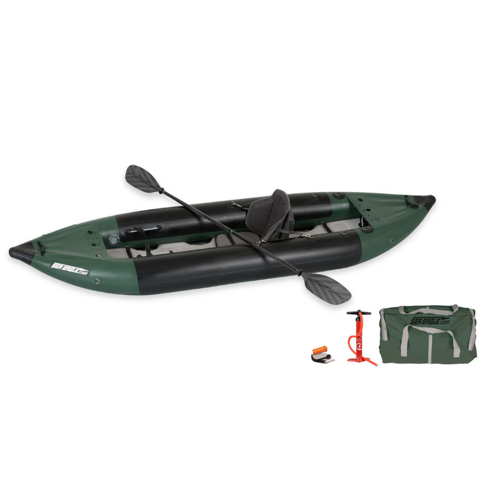 Sea Eagle Pro Solo Package 350fx Fishing Explorer Inflatable Fishing Boat