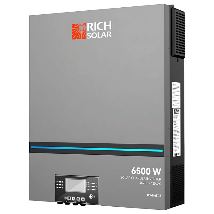 Rich Solar 6500 Watt (6.5kW) 48 Volt Off-grid Hybrid Solar Inverter 550V PV Input