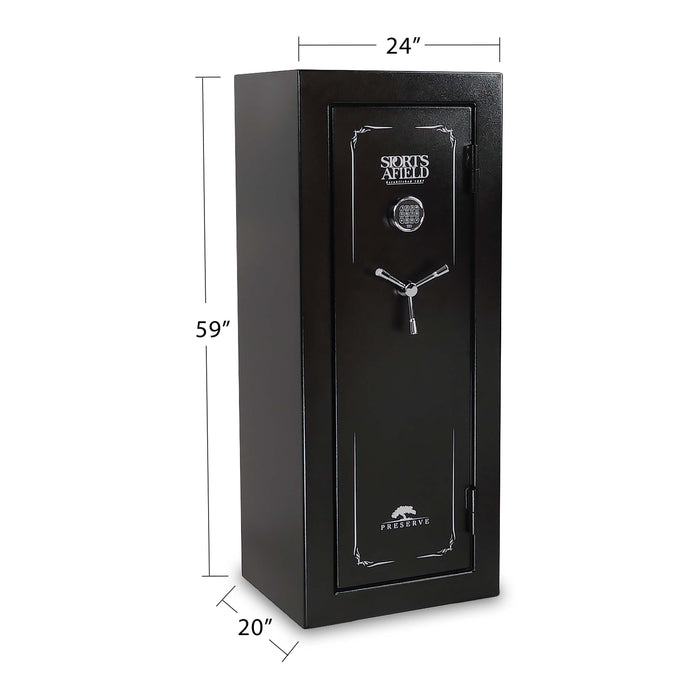 Sports Afield Preserve SA5924P Fireproof/Waterproof 348lb 24-Gun Safe