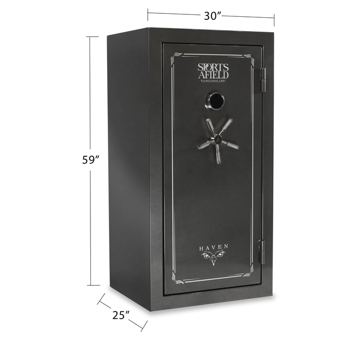 Sports Afield Haven SA5930HX Fireproof/Waterproof 560lb 36-Gun Safe