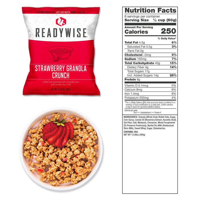 ReadyWise 720 Serving 25-Year Shelf Life Long Term Survival Emergency Food Supply Kit - Survival Creation