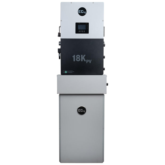 Complete Hybrid Solar System - EG4 PowerPro ESS | 12 kW AC Output | Up To 45 kWh Battery Backup