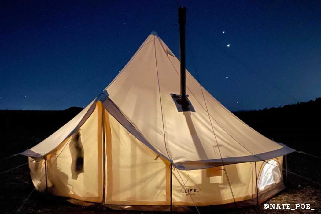 Life InTents 16' (5M) Fernweh Canvas Bell/Yurt Tent - Survival Creation